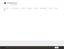 Tablet Screenshot of cinema4d.pl