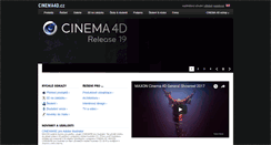 Desktop Screenshot of cinema4d.cz